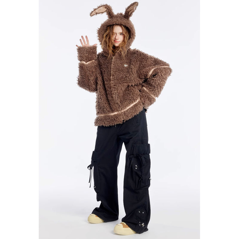 Cute Rabbit Hooded Jacket