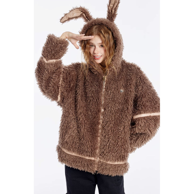 Cute Rabbit Hooded Jacket