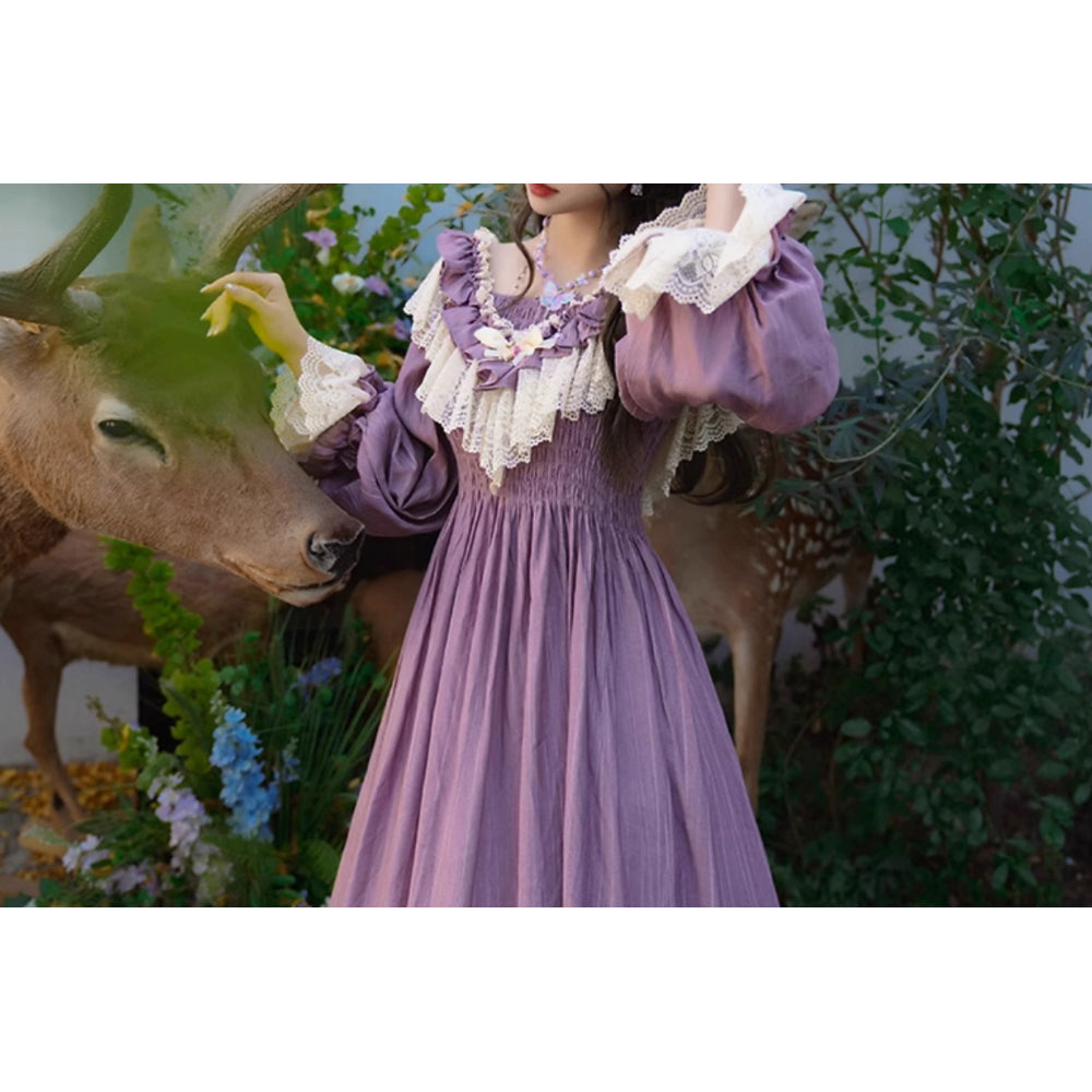 【新品】Victorian Maiden 薄紫色ワンピース 公式】Victorian maiden | ヴィクトリアンメイデン ワンピースお洋服の