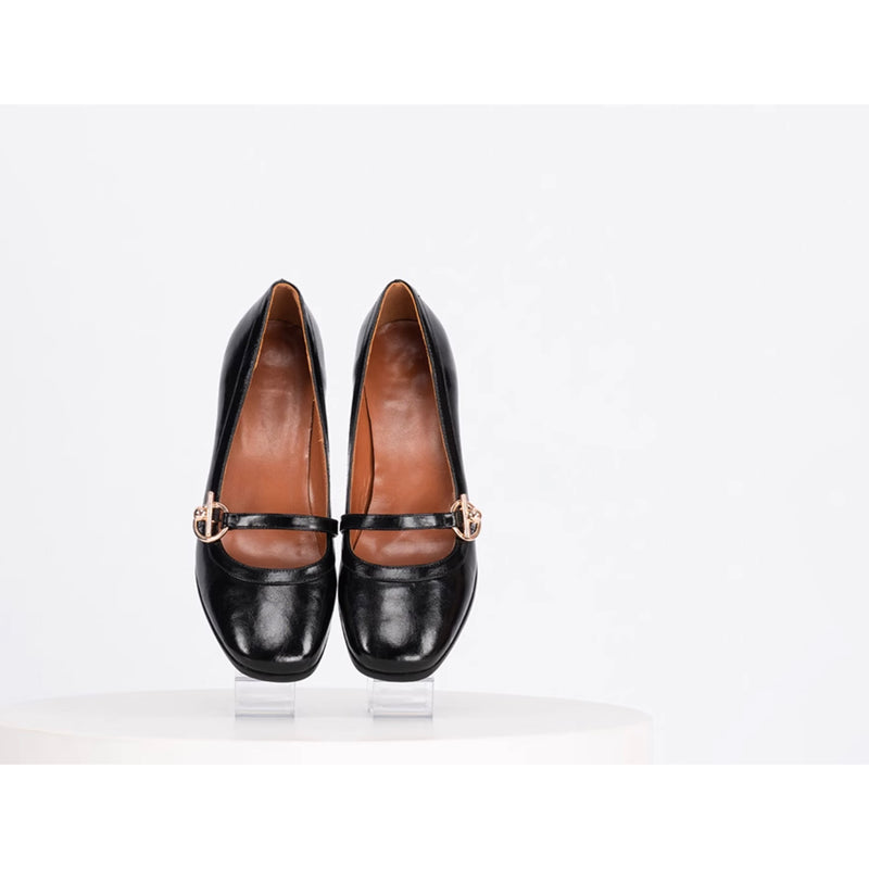 Black Daily Mary Jane Pumps[2025年6月中旬-7月中旬発送予定]