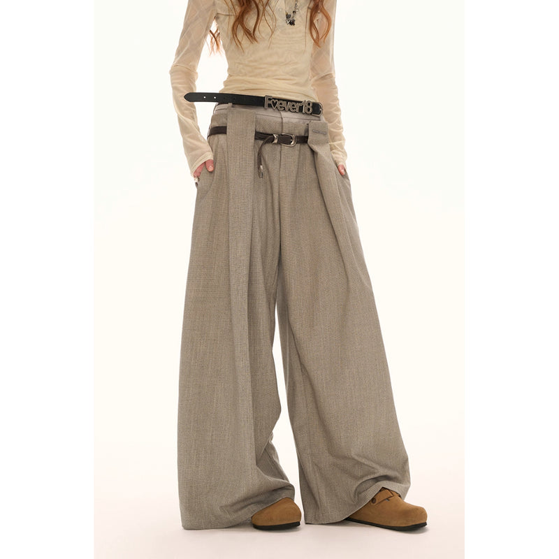 Glen Plaid Wide Pants