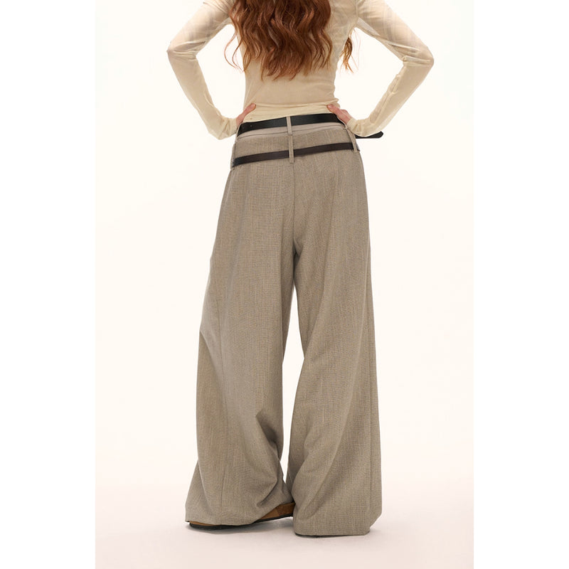 Glen Plaid Wide Pants