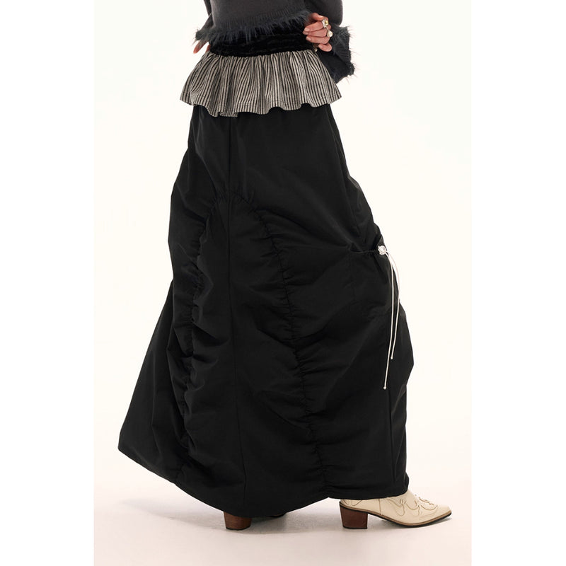 Asymmetrical Casual Long Skirt