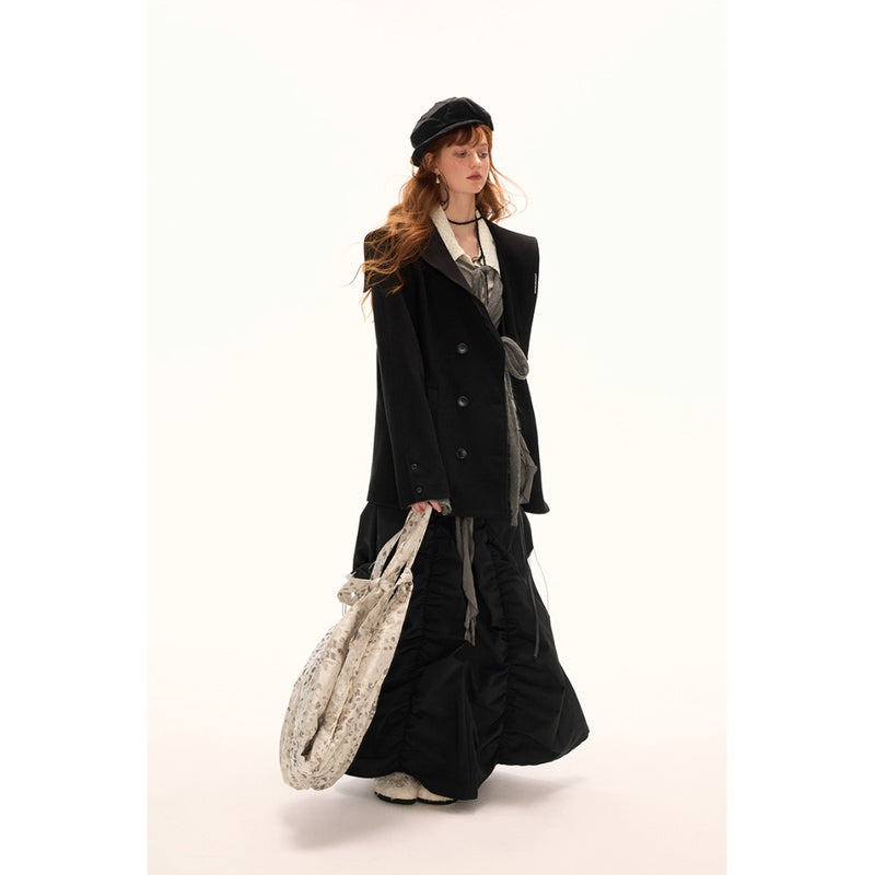 Asymmetrical Casual Long Skirt