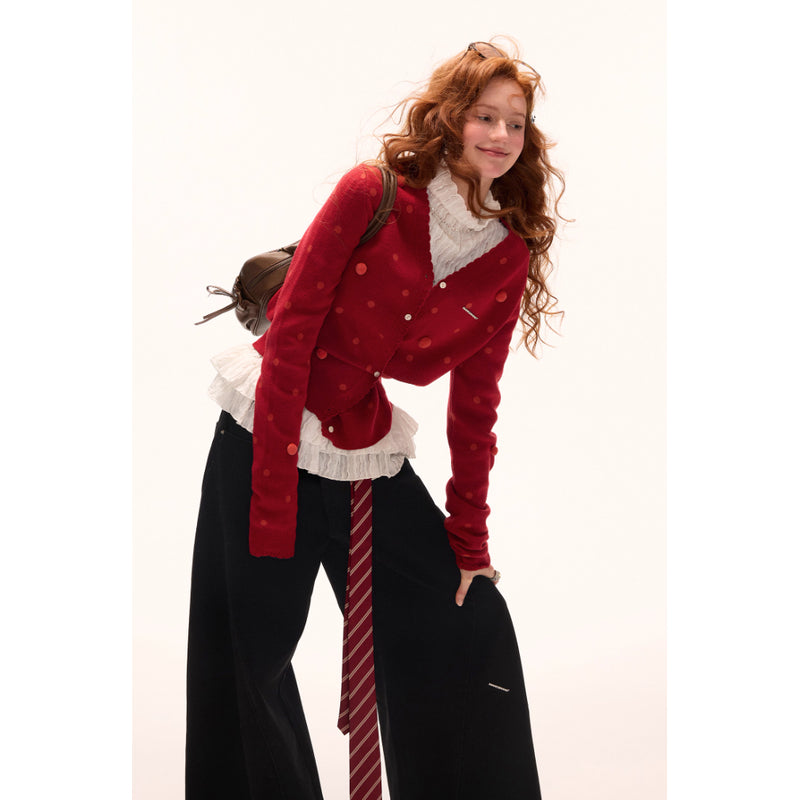 Double Frill High Neck Top