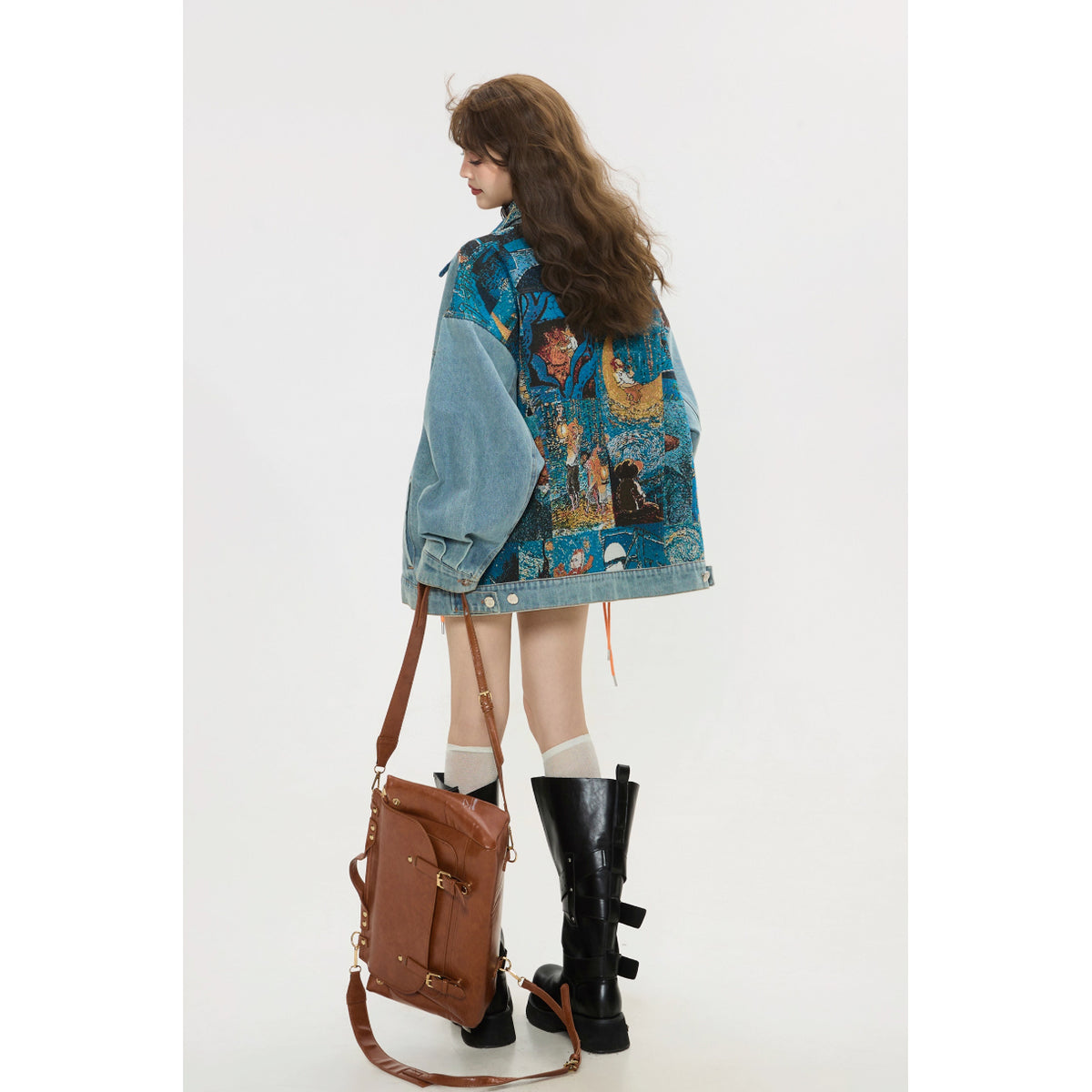 西洋画家の油彩画デニムジャケット – ManusMachina