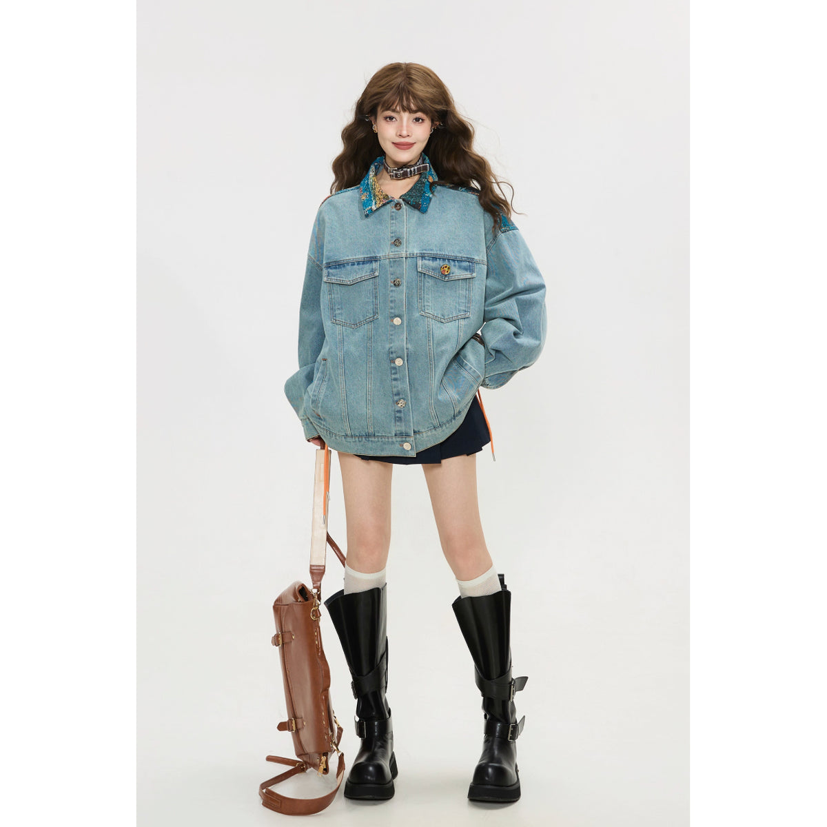 西洋画家の油彩画デニムジャケット – ManusMachina