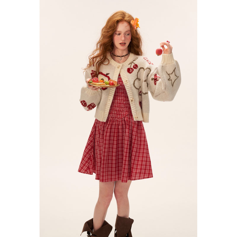 Apple and Cherry Knit Cardigan