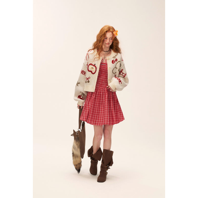 Apple and Cherry Knit Cardigan