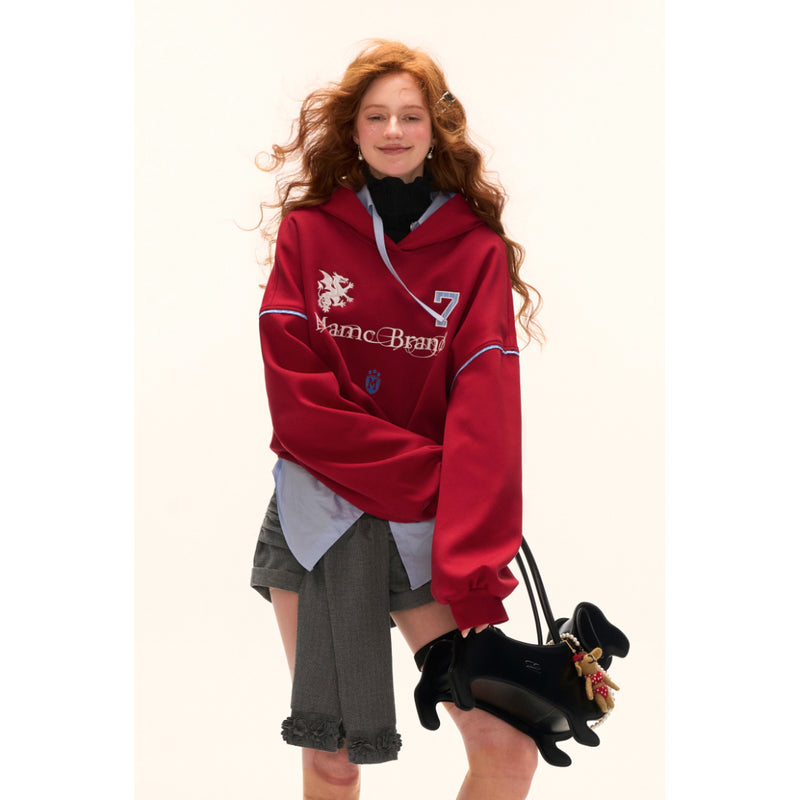 American Retro Casual Hoodie