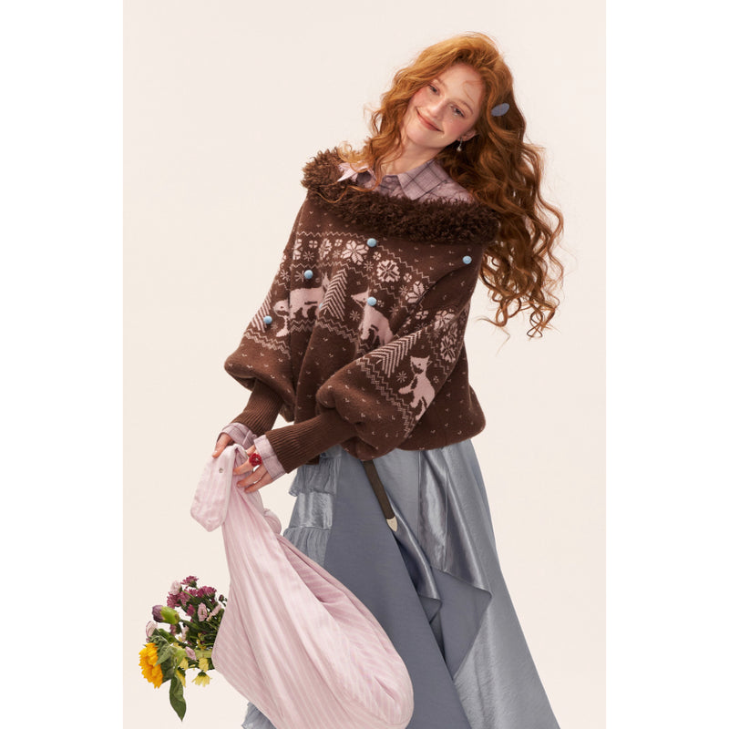 Fair Isle Knit Sweater