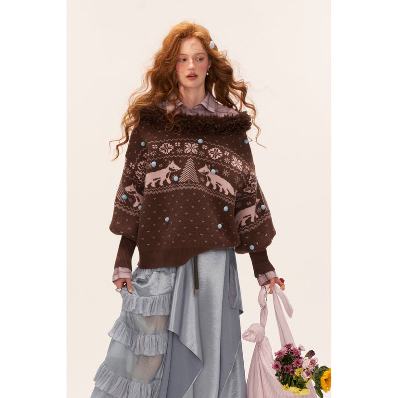 Fair Isle Knit Sweater