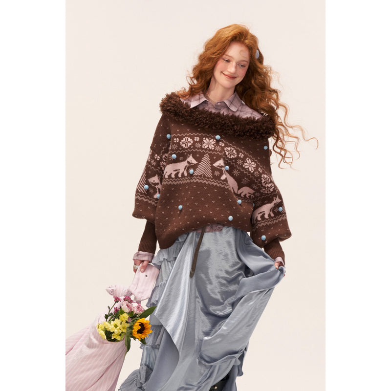 Fair Isle Knit Sweater