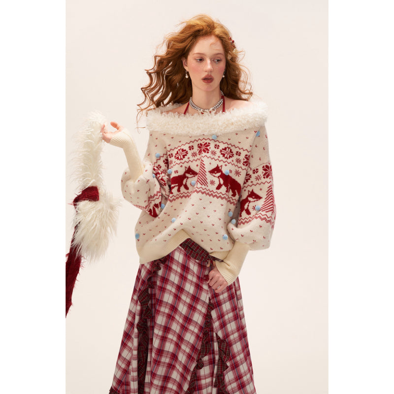 Fair Isle Knit Sweater