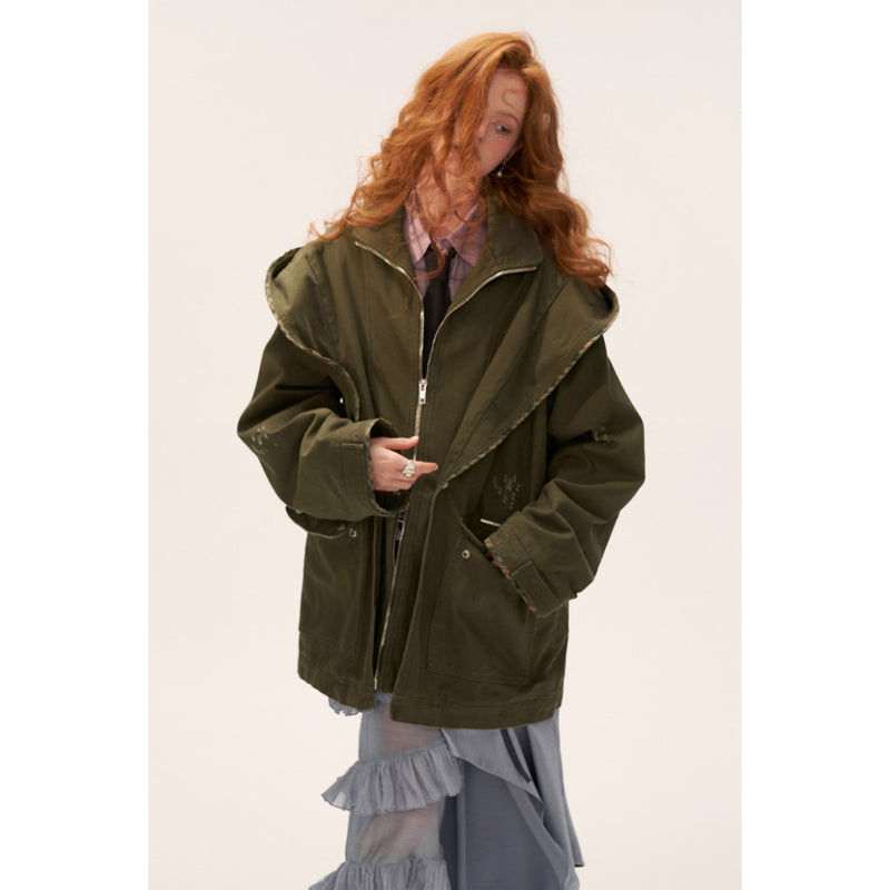 Vintage Distressed Work Jacket