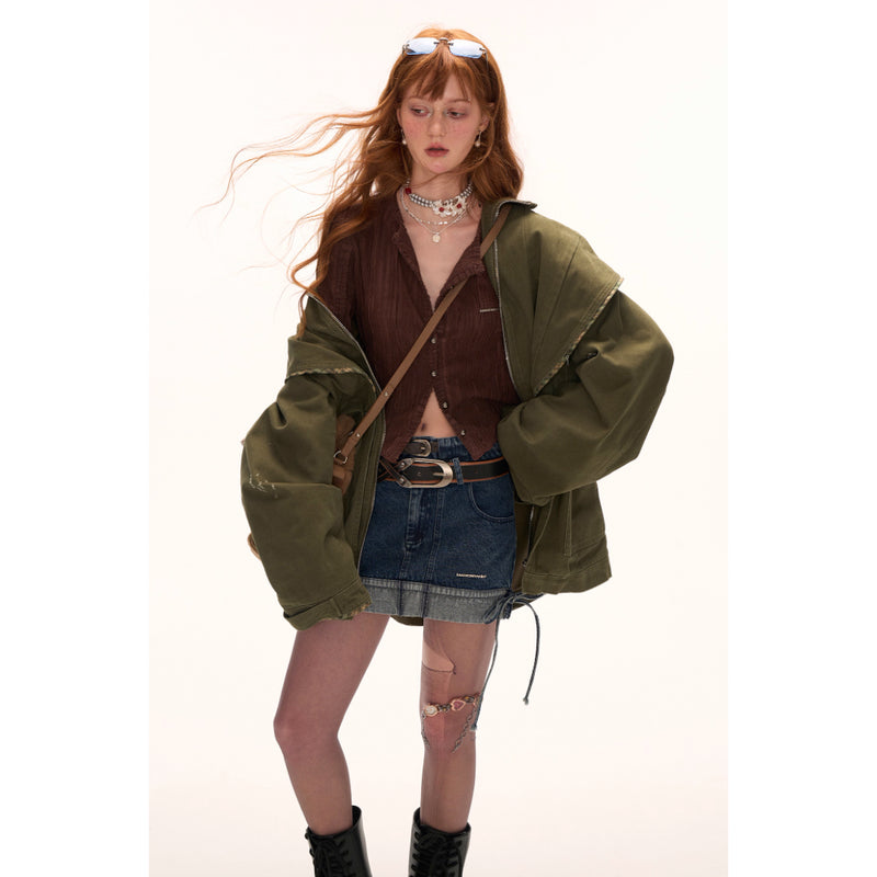 Vintage Distressed Work Jacket