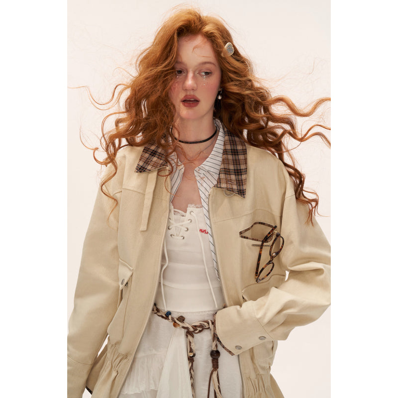 Classic Peplum Military Jacket