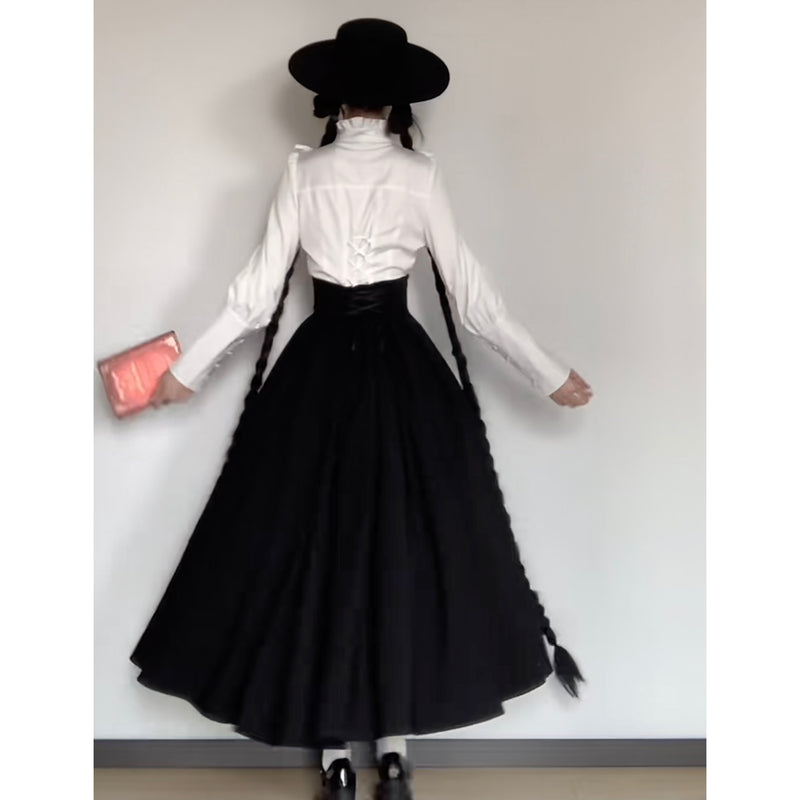 貴族令嬢のヴィクトリアンブラウスとコルセットスカート[2025年2月上旬-3月上旬発送予定]