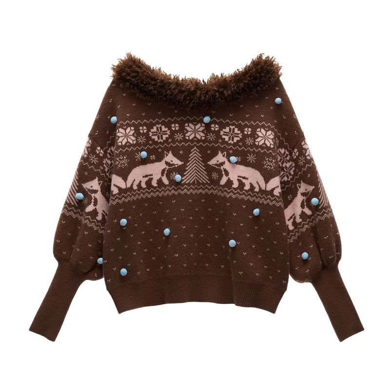 Fair Isle Knit Sweater