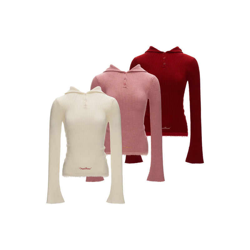 Cat Ear Hood Knit Sweater