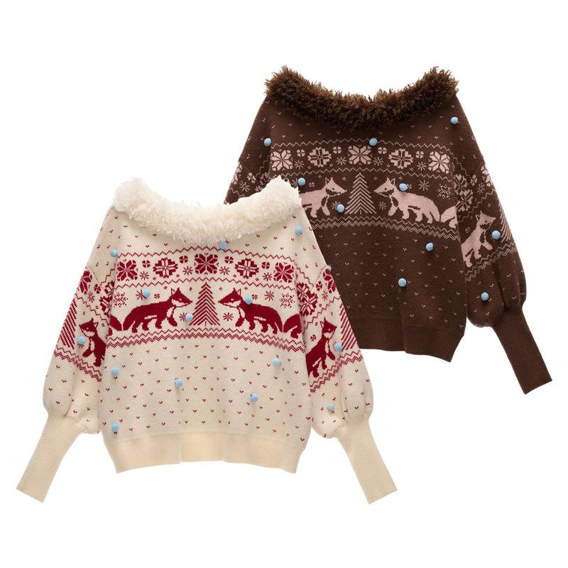 Fair Isle Knit Sweater