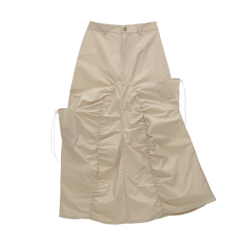 Asymmetrical Casual Long Skirt