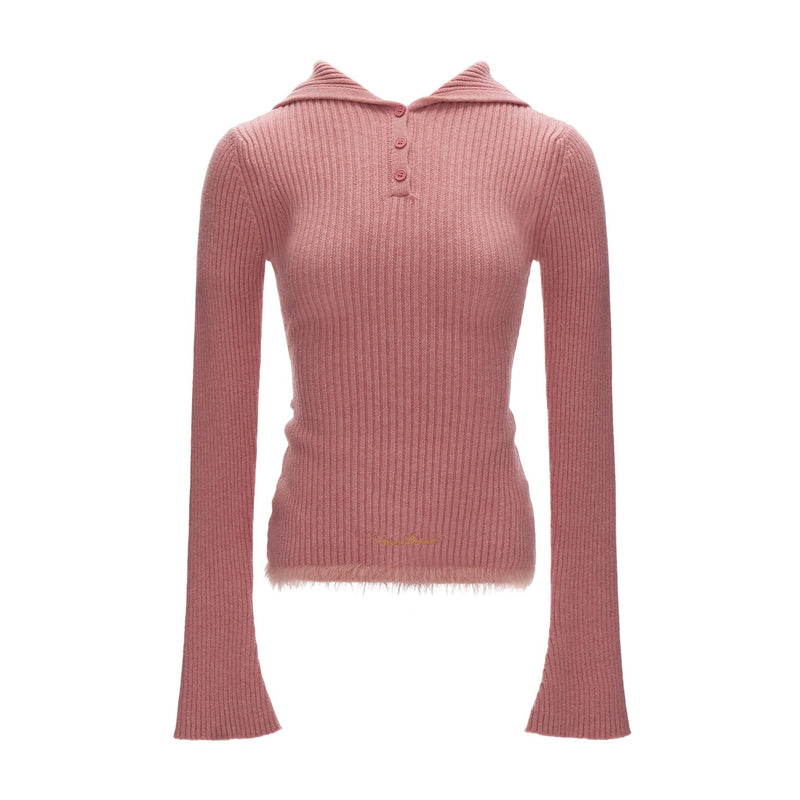 Cat Ear Hood Knit Sweater