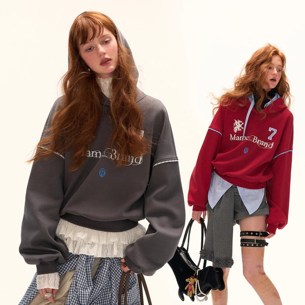 American Retro Casual Hoodie