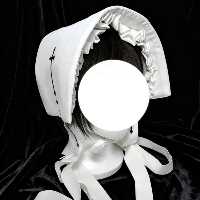 十字架と修道女のボンネット