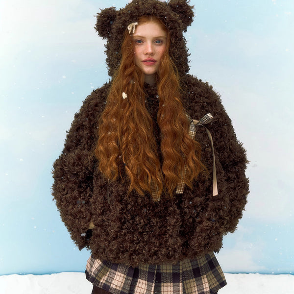 Chocolate Bear Fur Coat