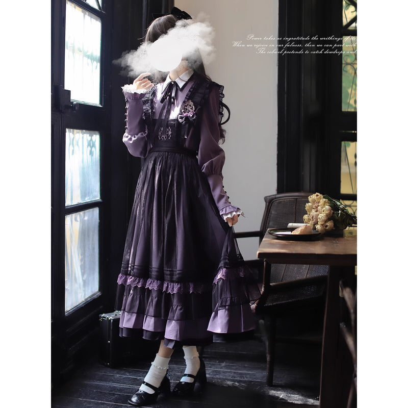 魔法世界のお嬢様のクラシカルワンピースと刺繍エプロン – ManusMachina