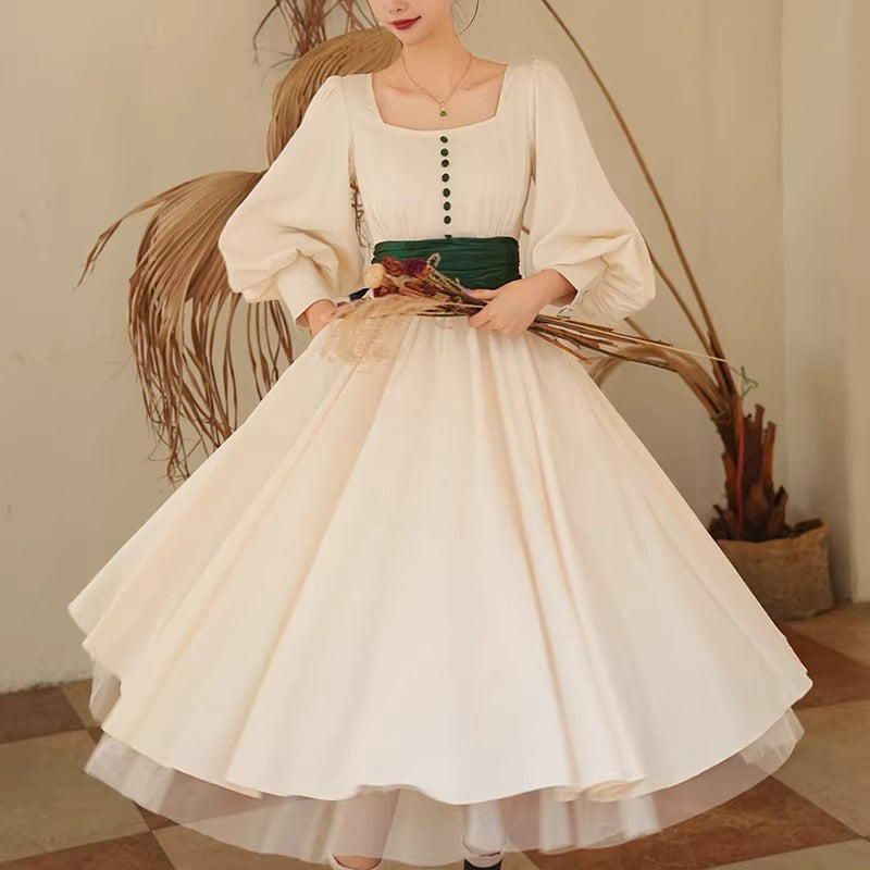 月夜の舞踏会のレトロワンピース – ManusMachina