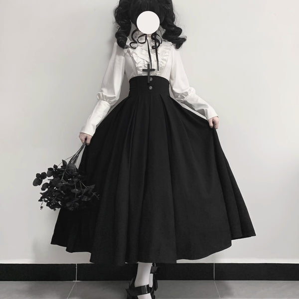 貴族令嬢のヴィクトリアンブラウスとコルセットスカート[2025年2月上旬-3月上旬発送予定]