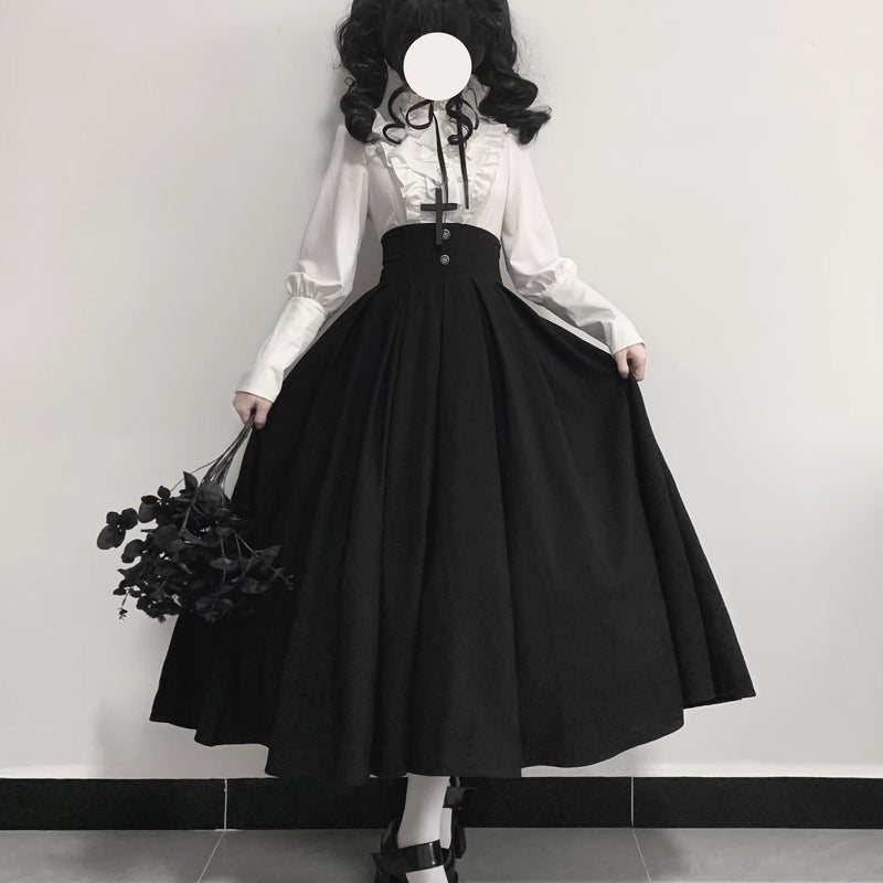 貴族令嬢のヴィクトリアンブラウスとコルセットスカート[2025年2月上旬-3月上旬発送予定]