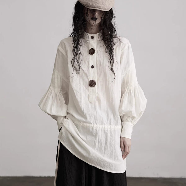 Antique White Classical Blouse