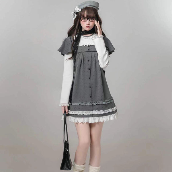 書斎のお嬢様のドッキングワンピース