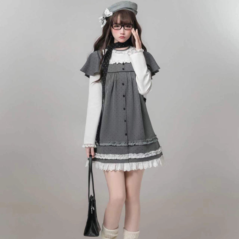 書斎のお嬢様のドッキングワンピース