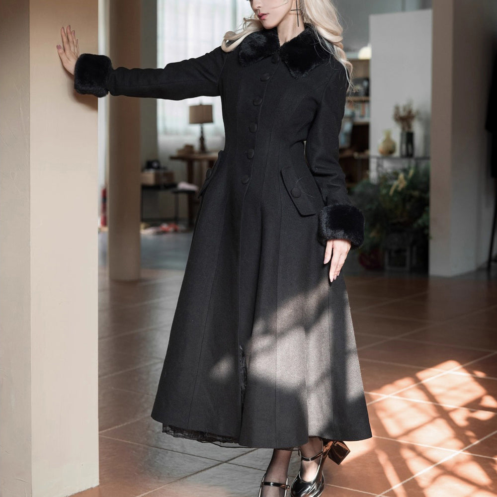 ワンダーランドファクトリー　[冬服] ≪通常販売≫ antique georgette one piece（アンティークジョーゼット