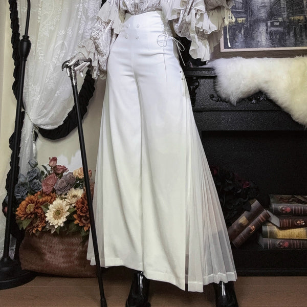 公爵騎士の編み上げプリーツパンツ[2025年2月上旬-3月上旬発送予定]