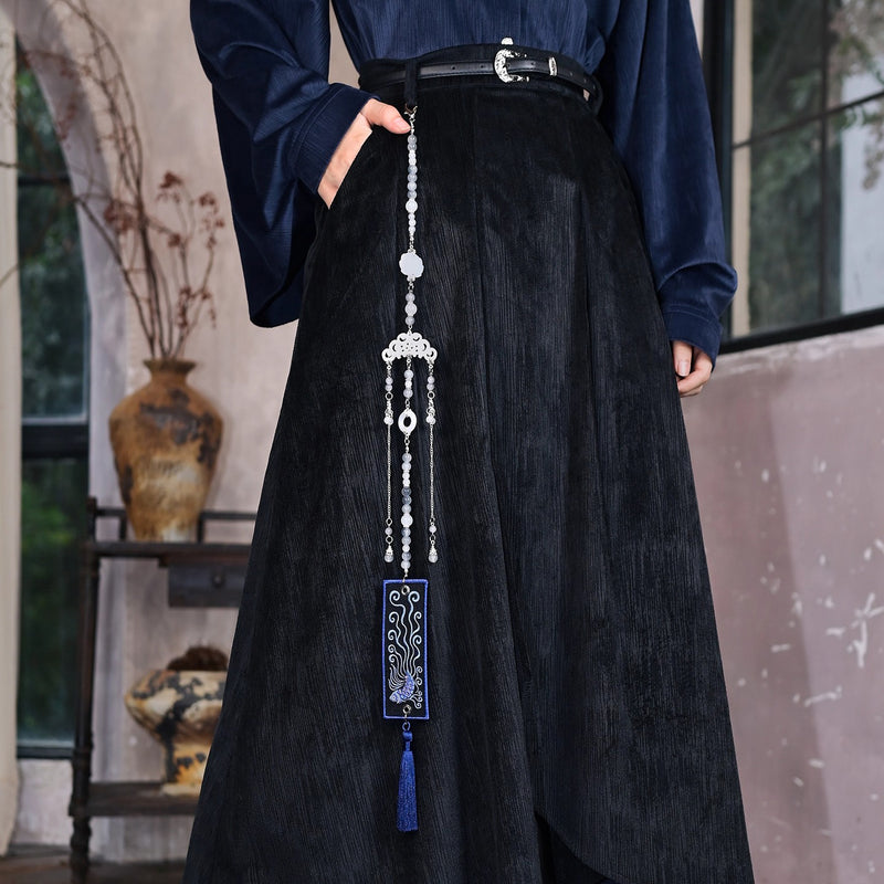 闘魚の刺繍アクセサリー