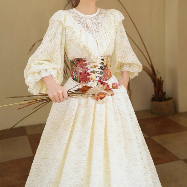 宮廷のお嬢様のヴィクトリアンワンピース