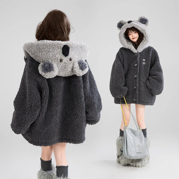 コアラさんのボアジャケット