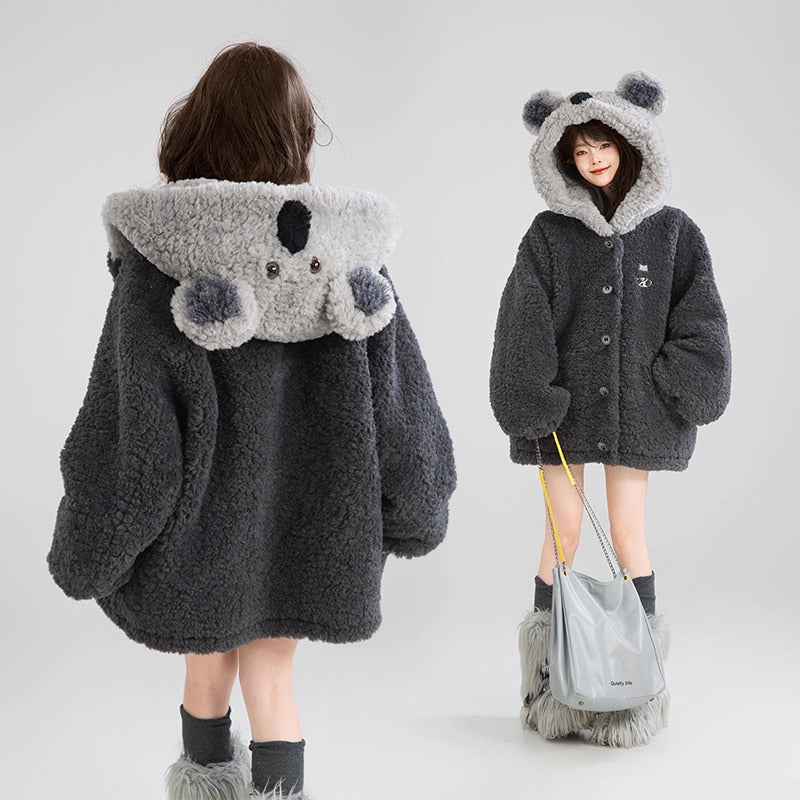 コアラさんのボアジャケット