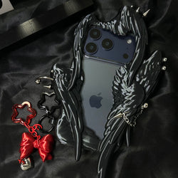 Six Winged Angel iPhone Case - Black – ManusMachina
