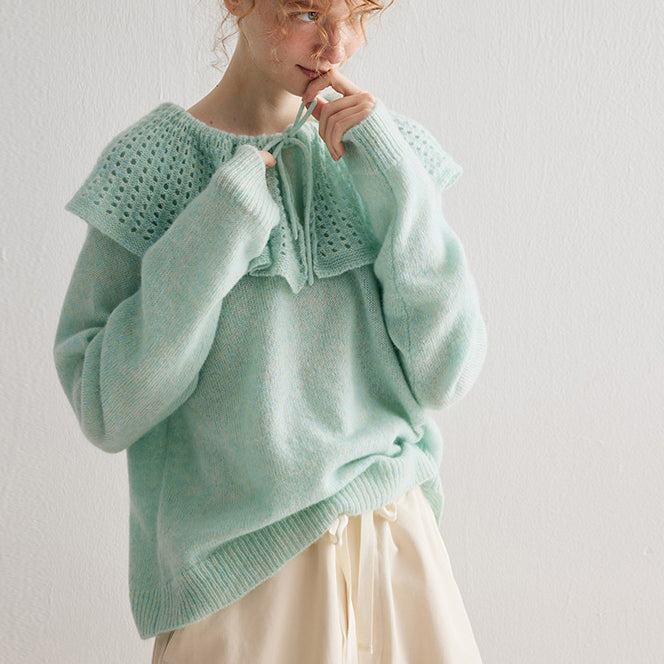 Pastel Colored Mohair Knit