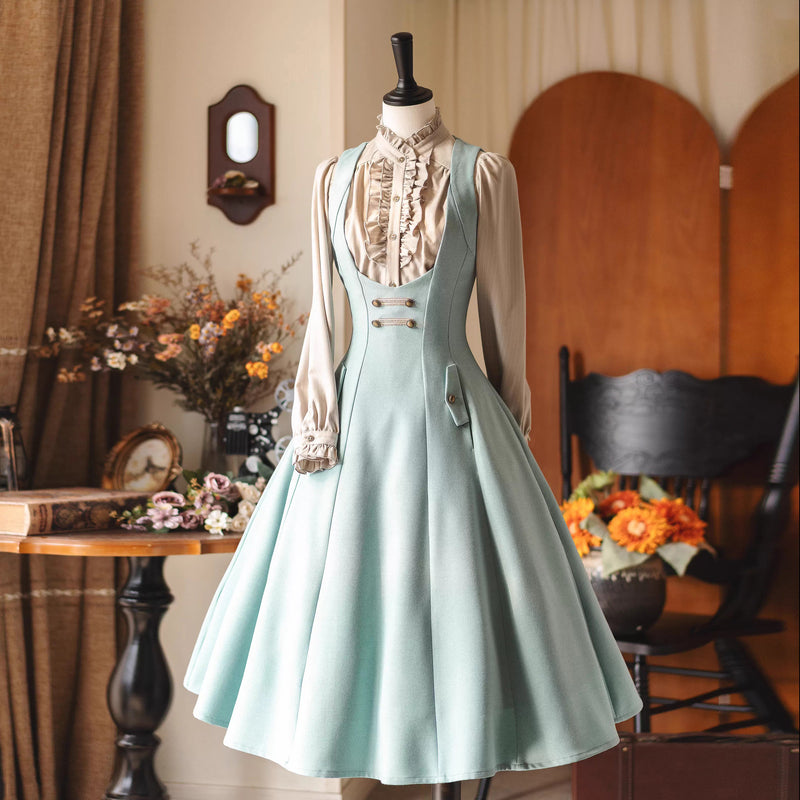 ジャンパースカート ゴシック服 控えめ ゴスロリ通販 With U ゴシック