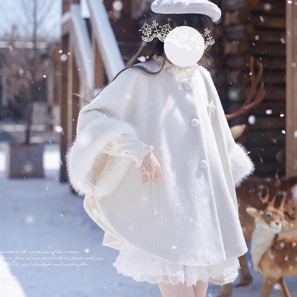 cygne ケープ　コート　ホワイト edited_a_f5d721d7-bfda-4a9c-