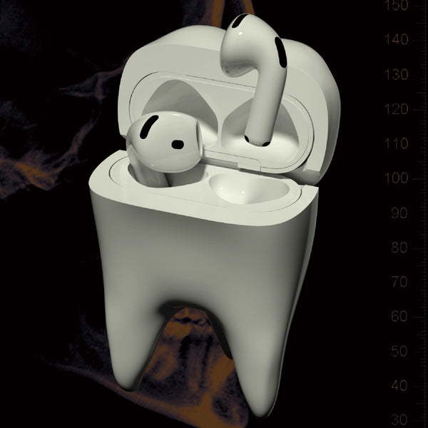 White Teeth AirPods Case