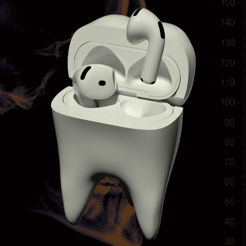 White Teeth AirPods Case