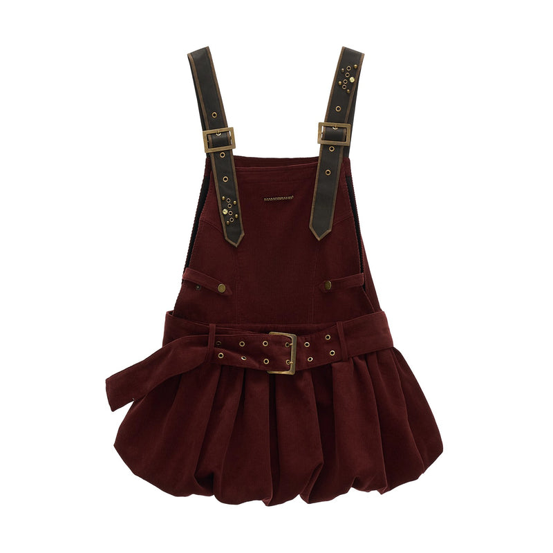 Retro Casual Corduroy Overalls